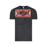 Vintage Black danchshund mom license plate template Vintage Tee - BarkalooDesign