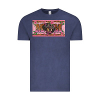 Vintage Denim danchshund mom license plate template Vintage Tee - BarkalooDesign