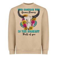 Mushroom find someone who in the darkest parts of you Heavyweight Sweatshirt - texasbilliewilder