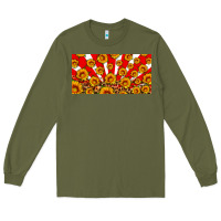 Army Green usa sunflowers leopard license plate Long Sleeve Tee - HRA Design Shop