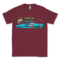 Burgundy reely awesome dad  libbey glass Classic Tee - HRA Design Shop
