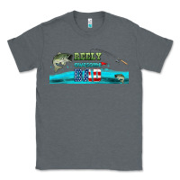 Charcoal Heather reely awesome dad  libbey glass Classic Tee - HRA Design Shop