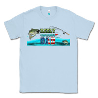 Dusty Blue reely awesome dad  libbey glass Classic Tee - HRA Design Shop