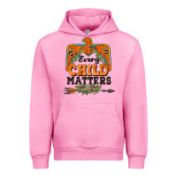 Fuchsia Pink every child matters thunderbird Urban Hoodie - BarkalooDesign