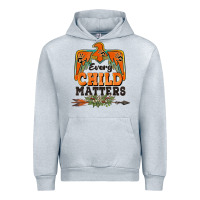 Heather Grey every child matters thunderbird Urban Hoodie - BarkalooDesign