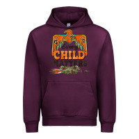 Mauve Wine every child matters thunderbird Urban Hoodie - BarkalooDesign