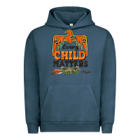 Pigment Midnight Navy every child matters thunderbird Urban Hoodie - BarkalooDesign