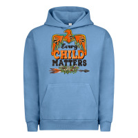 Pigment Pebble Blue every child matters thunderbird Urban Hoodie - BarkalooDesign