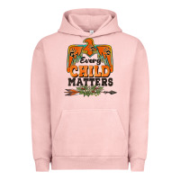 Pigment Salmon every child matters thunderbird Urban Hoodie - BarkalooDesign