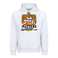 White every child matters thunderbird Urban Hoodie - BarkalooDesign