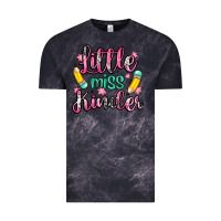 Cloud Black little miss kindergarten Vintage Tee - Zillion Design Studio