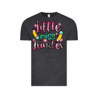 Vintage Black little miss kindergarten Vintage Tee - Zillion Design Studio