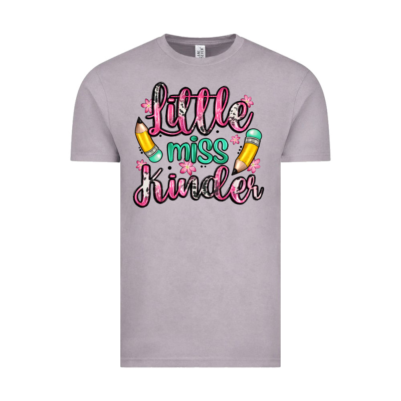 Little Miss Kindergarten Vintage Tee by Zillion Design Studio | Teevron