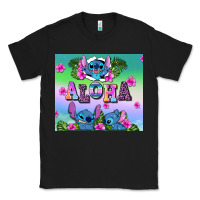 Black aloha stitch Classic Tee - AdoDesignShop