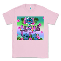 Bubblegum Pink aloha stitch Classic Tee - AdoDesignShop