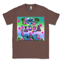 Chestnut aloha stitch Classic Tee - AdoDesignShop