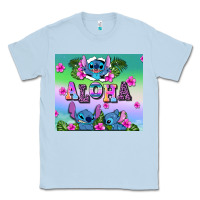 Dusty Blue aloha stitch Classic Tee - AdoDesignShop