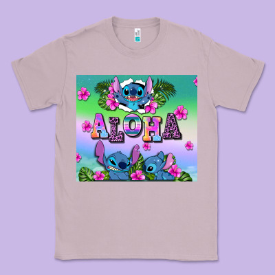 Aloha Stitch Classic Tee Designed By Adodesignshop
