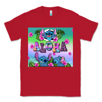 Red aloha stitch Classic Tee - AdoDesignShop