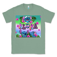 Sage aloha stitch Classic Tee - AdoDesignShop