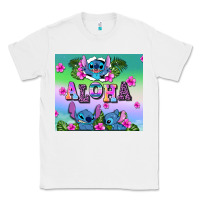 White aloha stitch Classic Tee - AdoDesignShop