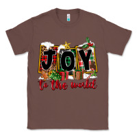 Chestnut Joy To The World Classic Tee - FaDigitalArtStudio