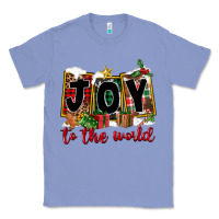 Colony Blue Joy To The World Classic Tee - FaDigitalArtStudio