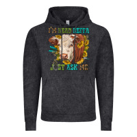 Vintage Black im head heffa just ask me Vintage Hoodie - texasbilliewilder