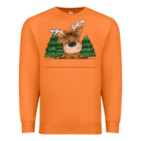 Carrot Personalized Christmas deer Premium Sweatshirt - MaliasSmallBusiness