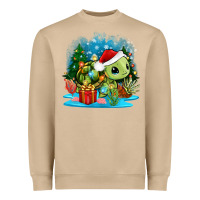 Mushroom christmas turtle Heavyweight Sweatshirt - Zillion Design Studio