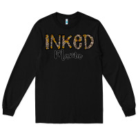 Black ınked mama Long Sleeve Tee - CowhideDigitalArt