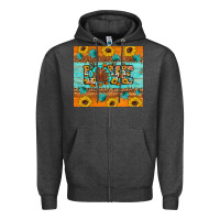 Charcoal Heather Sunflower Leopard Thanksgiving Love Zipper Hoodie - Artiststas