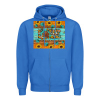 True Royal Sunflower Leopard Thanksgiving Love Zipper Hoodie - Artiststas