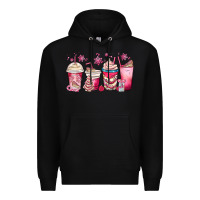 Black christmas debbie cake white coffee cups Premium Hoodie - MaliasSmallBusiness