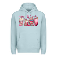 Blue Mist christmas debbie cake white coffee cups Premium Hoodie - MaliasSmallBusiness