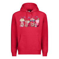 Cardinal christmas debbie cake white coffee cups Premium Hoodie - MaliasSmallBusiness