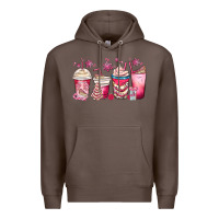 Coffee christmas debbie cake white coffee cups Premium Hoodie - MaliasSmallBusiness