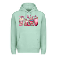 Seafoam christmas debbie cake white coffee cups Premium Hoodie - MaliasSmallBusiness