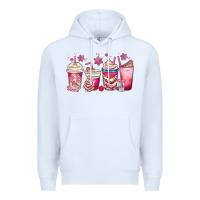 White christmas debbie cake white coffee cups Premium Hoodie - MaliasSmallBusiness