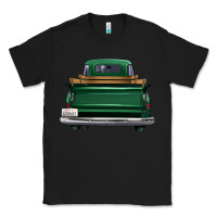 Black western green truck back view Classic Tee - FaDigitalArtStudio