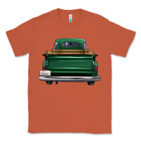 Copper western green truck back view Classic Tee - FaDigitalArtStudio