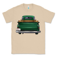 Mushroom western green truck back view Classic Tee - FaDigitalArtStudio