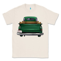 Natural western green truck back view Classic Tee - FaDigitalArtStudio