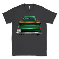 Smoke western green truck back view Classic Tee - FaDigitalArtStudio