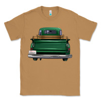 Toasted Coconut western green truck back view Classic Tee - FaDigitalArtStudio