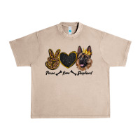French Oak peace love shepherd Urban Heavy Tee - RanaPortraitStore