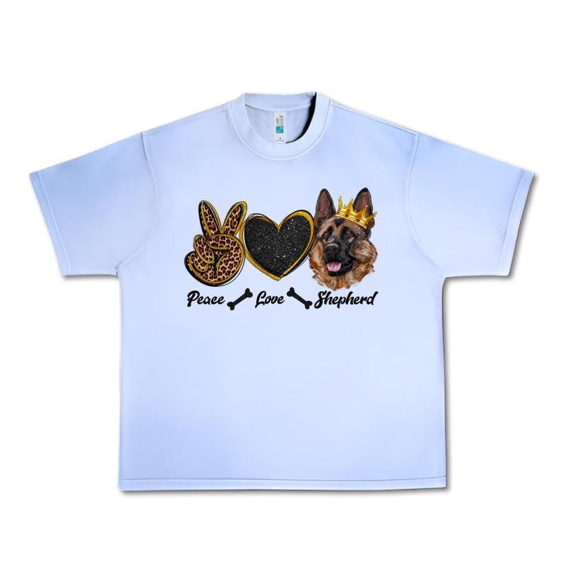 Peace Love Shepherd Urban Heavy Tee by RanaPortraitStore | Teevron