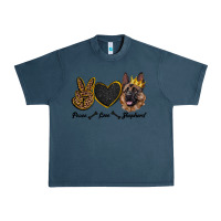 Midnight Navy peace love shepherd Urban Heavy Tee - RanaPortraitStore