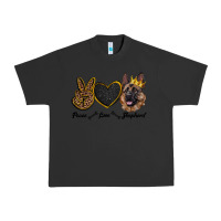 Pigment Black peace love shepherd Urban Heavy Tee - RanaPortraitStore
