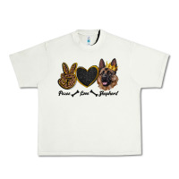 Pistachio peace love shepherd Urban Heavy Tee - RanaPortraitStore